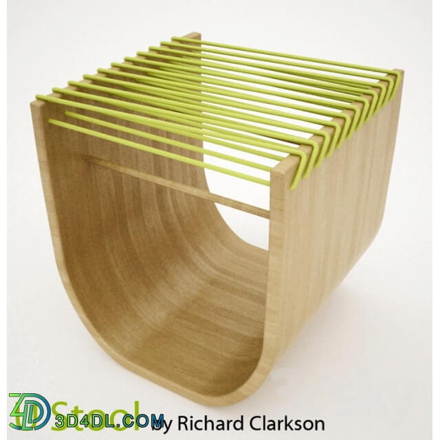 Chair - U Stool by Richard Clarkson