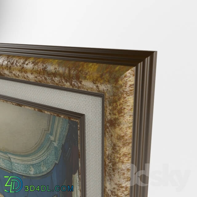 Frame - Frames with watercolors of the Winter Palace