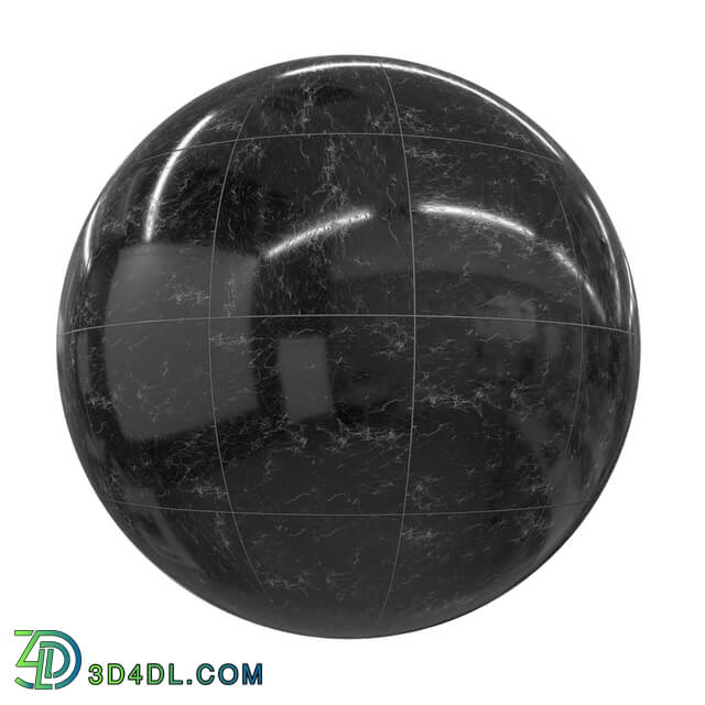 CGaxis-Textures Tiles-Volume-10 black marble tiles (01)