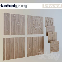 Other decorative objects - Ceiling panels Fantoni - Letwood 