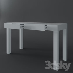 Table - West Elm Parsons Desk White 