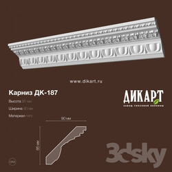 Decorative plaster - DK-187_85Hx90mm 
