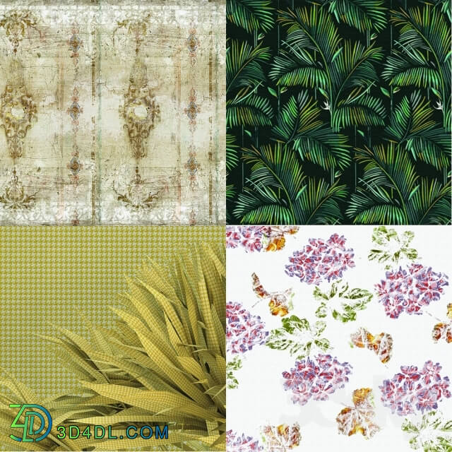 Wall covering - Wall_deco - Contemporary Wallpaper Pack 14