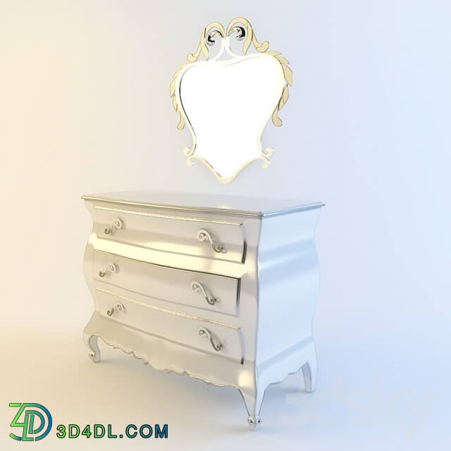 Sideboard _ Chest of drawer - Dresser and mirror