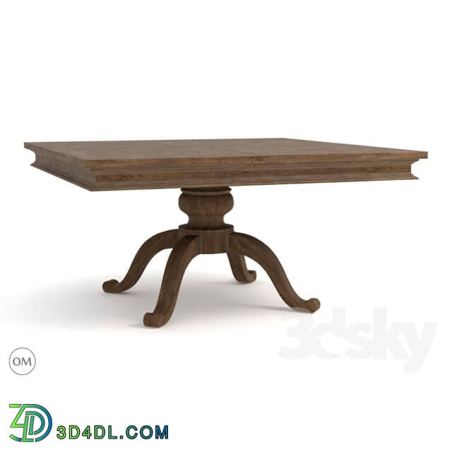 Table - Belvedere Chateau dining table 8831-0008-59