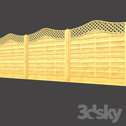 Other architectural elements - Wood fence 