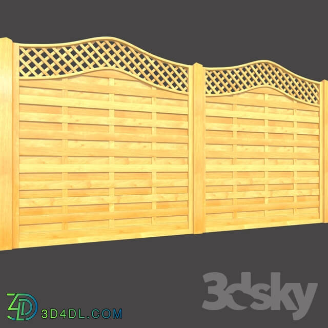 Other architectural elements - Wood fence