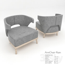 Arm chair - ArmChair-Plain 
