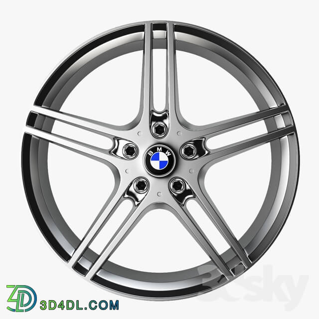 Miscellaneous - BMW Car Rim 1 Free Model