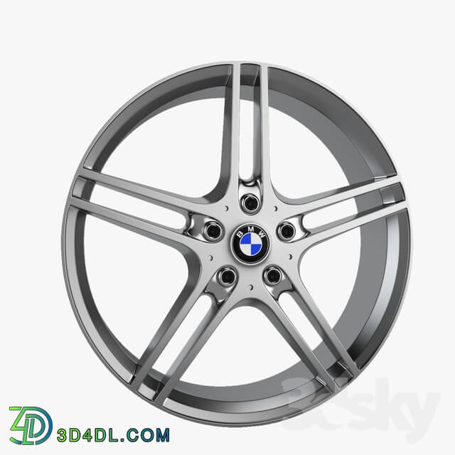 Miscellaneous - BMW Car Rim 1 Free Model