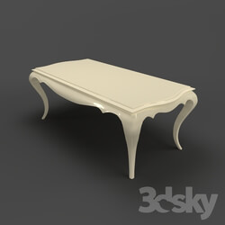Table - OM Dining table Fratelli Barri ROMA in finishing sparkling pearl varnish_ FB.DT.RM.97 