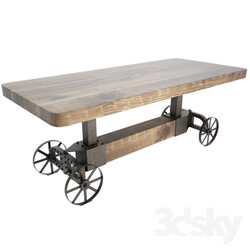 Table - Industrial Trolley Table 