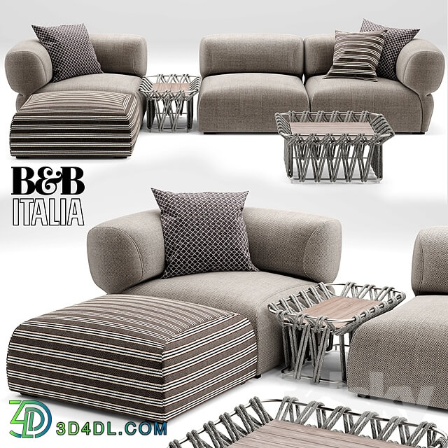 Sofa - Sofa Butterfly BT007 Sofa B _amp_ B Italia