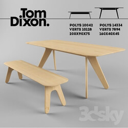 Table _ Chair - Slab Dining Table_ Bench 