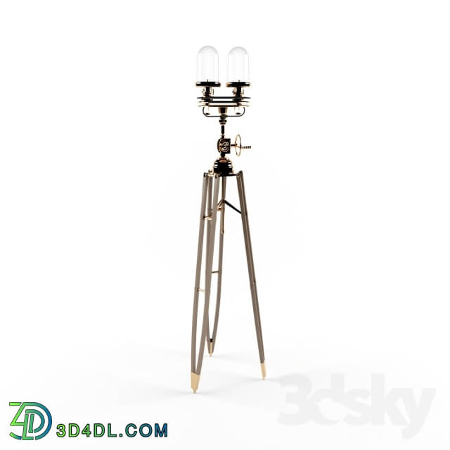 Floor lamp - Steampunk floor lamp