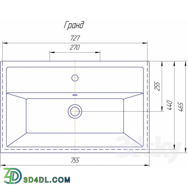 Wash basin - Grand washbasin