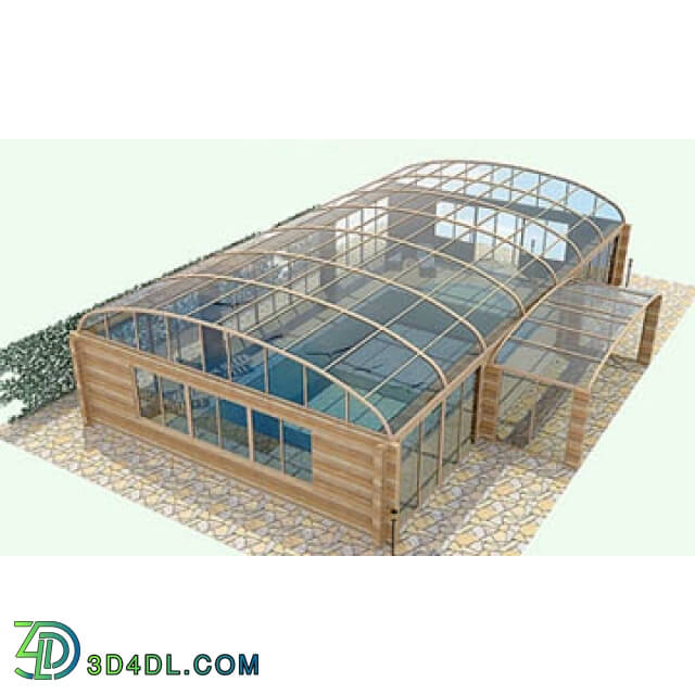 Building - Extendable covering for pools