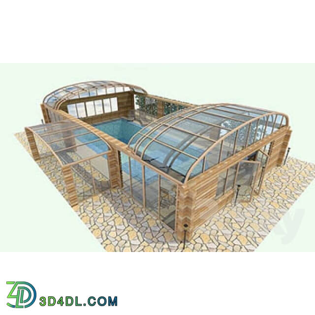 Building - Extendable covering for pools