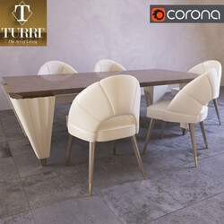 Table _ Chair - Table and chairs Turri Orion 