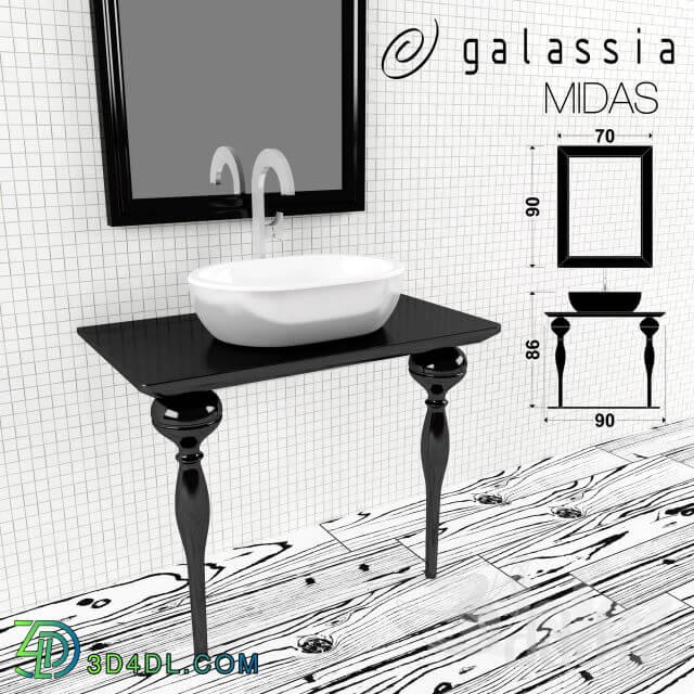 Bathroom furniture - GALASSIA Midas