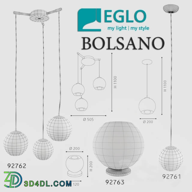 Ceiling light - EGLO BOLSANO