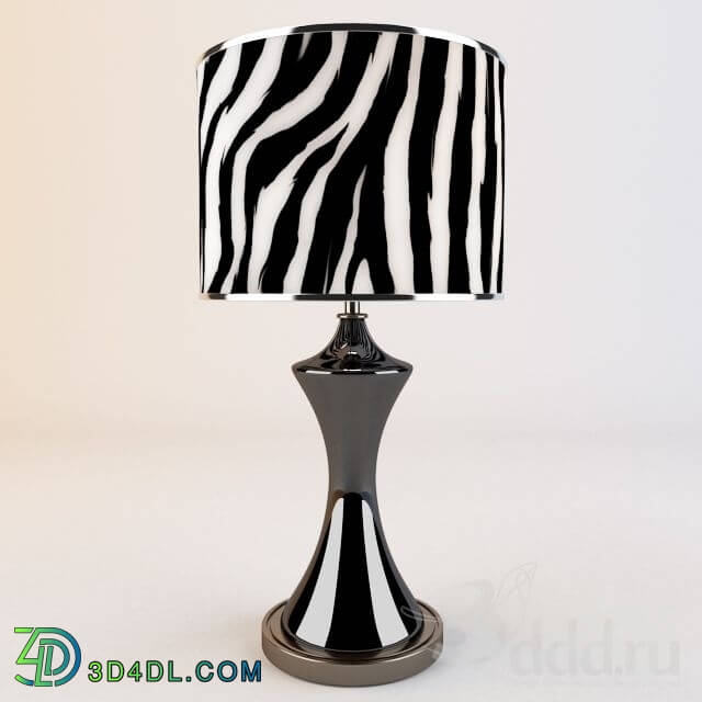 Table lamp - Zebra Shade Lamp