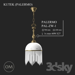 Ceiling light - KUTEK _PALERMO_ PAL-ZW-1 