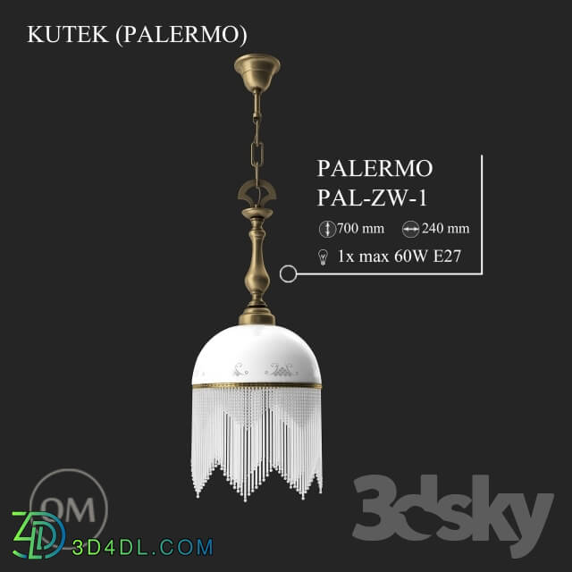 Ceiling light - KUTEK _PALERMO_ PAL-ZW-1