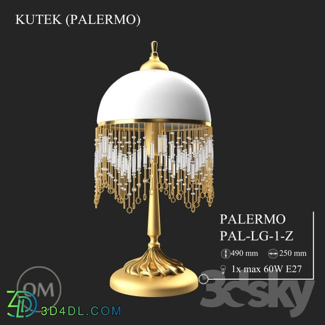 Table lamp - KUTEK _PALERMO_ PAL-LG-1- _Z_