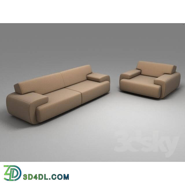 Sofa - sofa and armchair