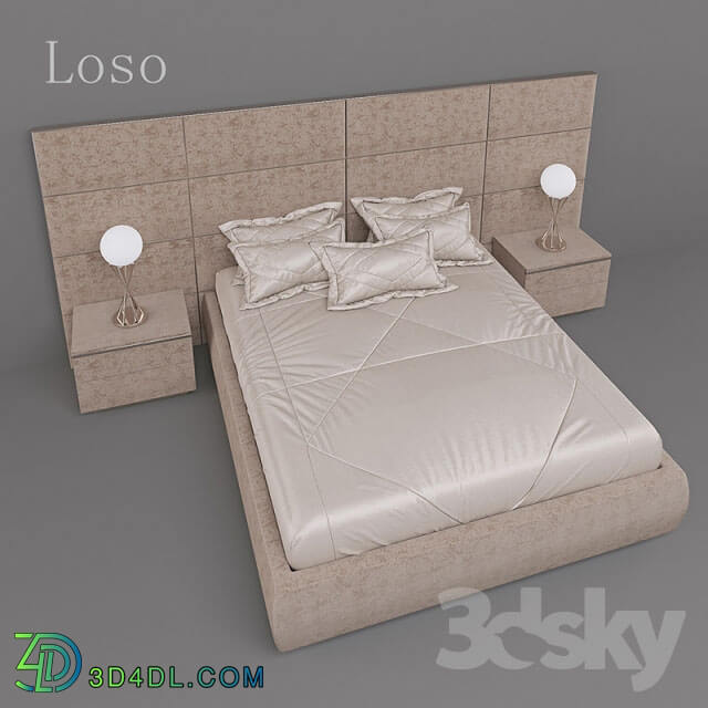 Bed - Loso_Rose-a_Bed