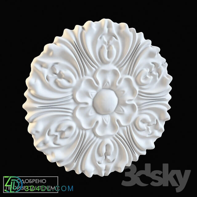 Decorative plaster - Socket