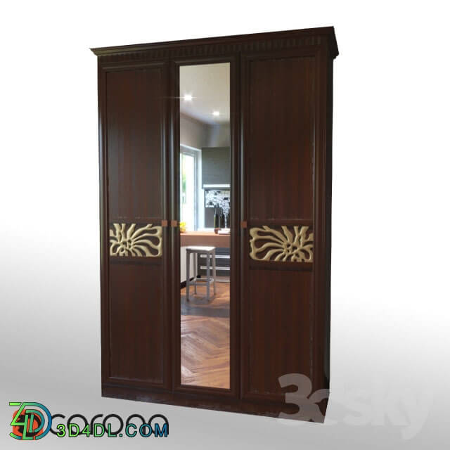 Wardrobe _ Display cabinets - Wardrobe 3 doors Inna