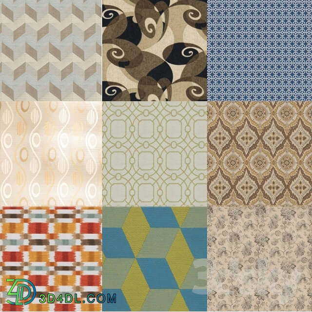 Fabric - Textile factory Stroheim_Geometric Abstract vol 1