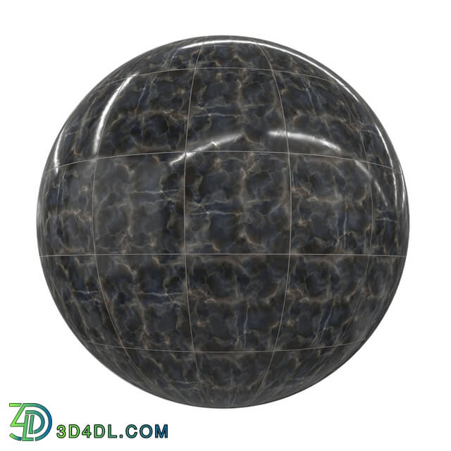 CGaxis-Textures Tiles-Volume-10 black marble tiles (02)