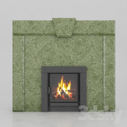 Fireplace - OM portal of bath furnace of jade PM10 