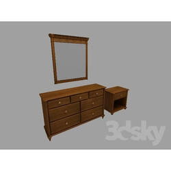 Sideboard _ Chest of drawer - lane table mirror dresser 868.rar 