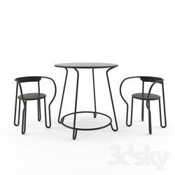 Table _ Chair - Huggy Aluminum armchair Maiori 