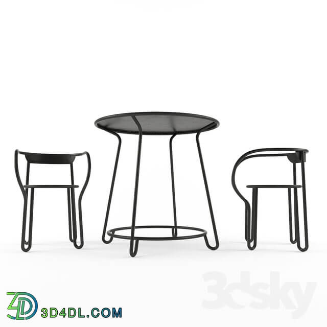 Table _ Chair - Huggy Aluminum armchair Maiori