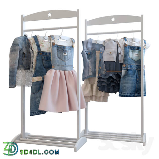 Clothes and shoes - Jeans dresses for a little princesse