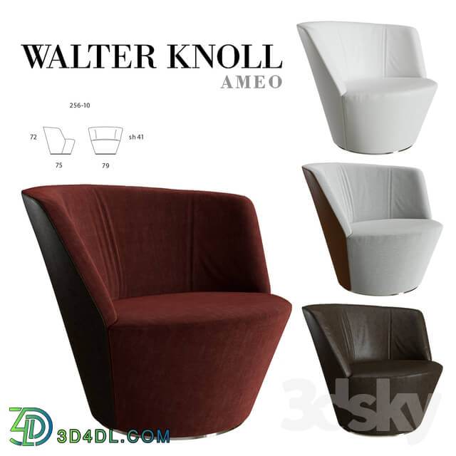 Arm chair - Armchair Walter Knoll Ameo