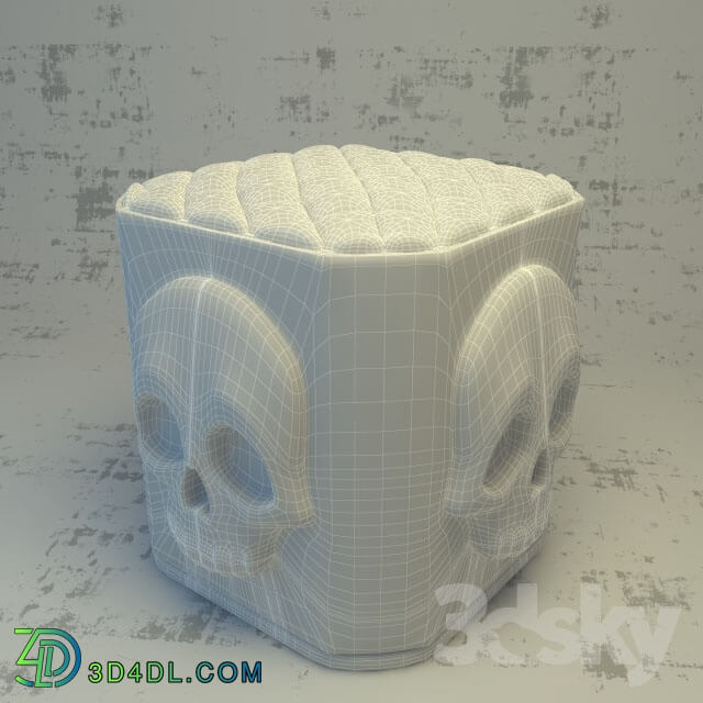 Other soft seating - Poof Skullpuff