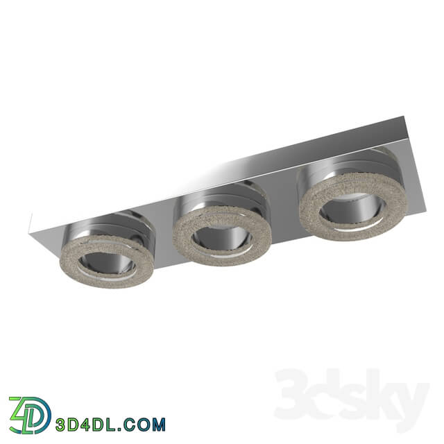 Spot light - 95663 LED wall-ceiling lamp FRADELO_ 3х4W _LED__ 440х120_ steel_ chrome _ plastic