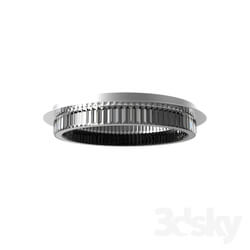 Ceiling light - 39014 LED ceiling light CORLIANO_ 36W _LED__ Ø700_ steel_ chrome _ crystal 