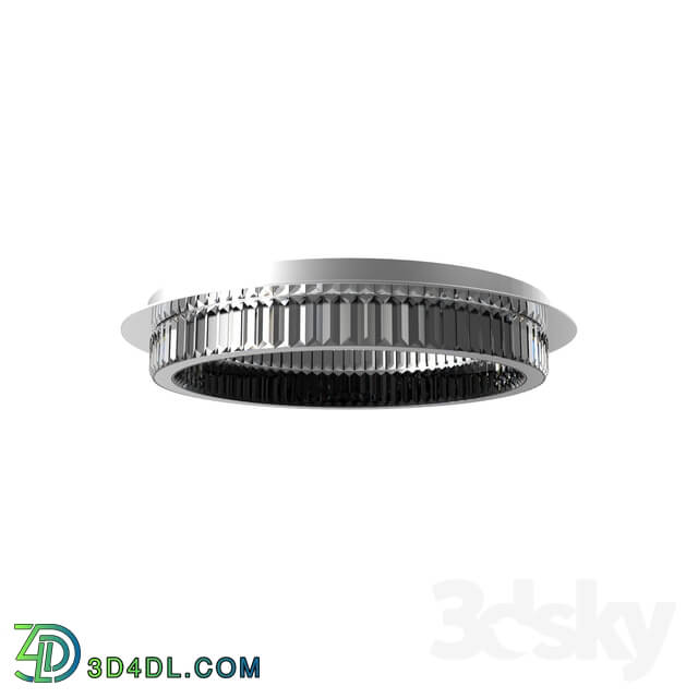 Ceiling light - 39014 LED ceiling light CORLIANO_ 36W _LED__ Ø700_ steel_ chrome _ crystal