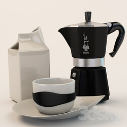 Tableware - Geyser coffee_ milk jug and a cup 