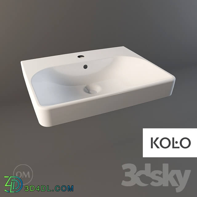 Wash basin - KOLO Countertop sink TRAFFIC_ 60 cm