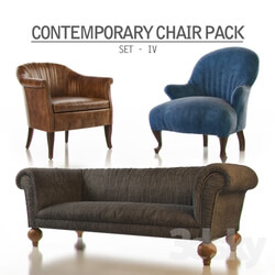 Arm chair - Contemporary Chair Pack - Set IV 