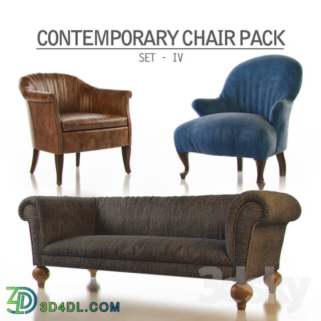 Arm chair - Contemporary Chair Pack - Set IV