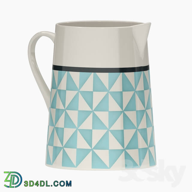 Tableware - Adid Porcelain Milk Jug Free Model